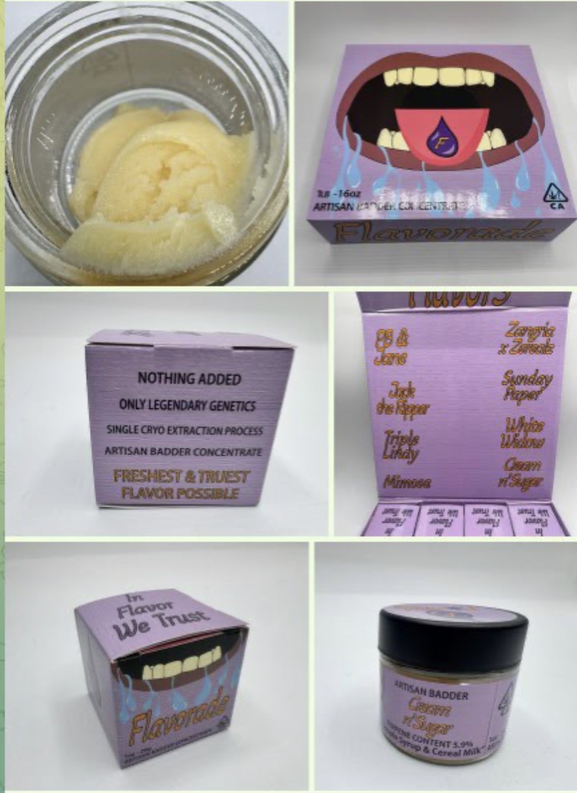 Flavored- Packaged Live Resin Badder